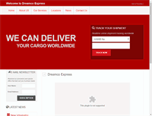 Tablet Screenshot of dreamcoexpress.com